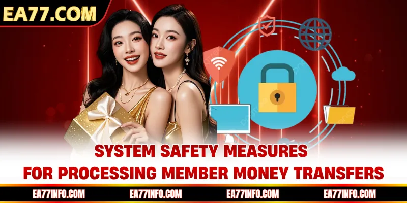 System safety measures for processing member money transfers